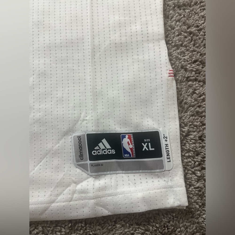 Houston Rockets NBA Adidas Climacool Jersey XL, 2XL, 3XL. White Brand New - Picture 5 of 6